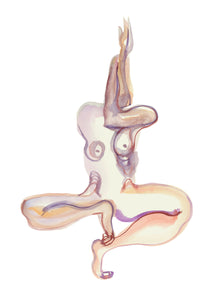 Art Print. Graphikasana, Balance, Art by Yolyanko