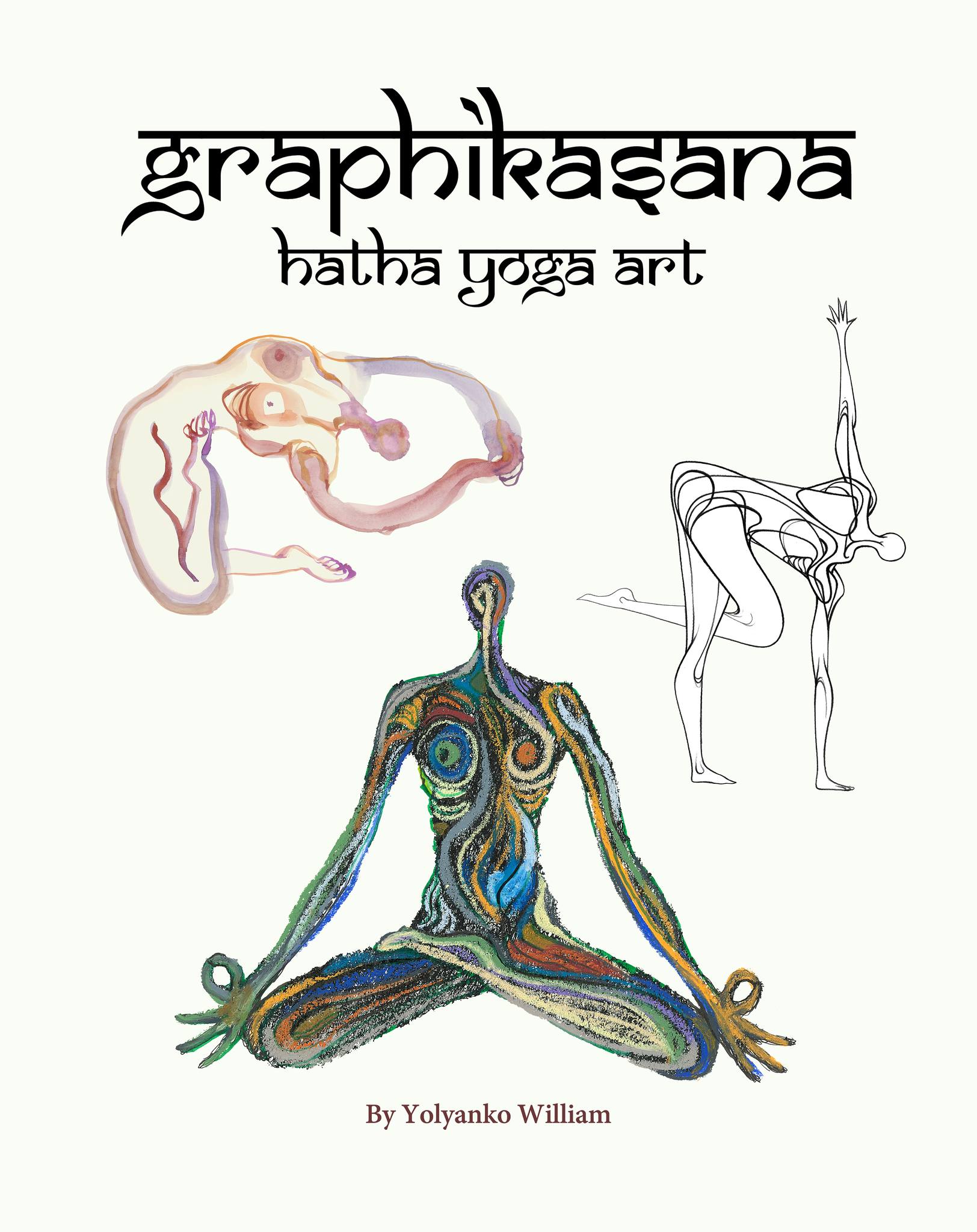 Graphikasana, Hatha Yoga Art by Yolyanko William