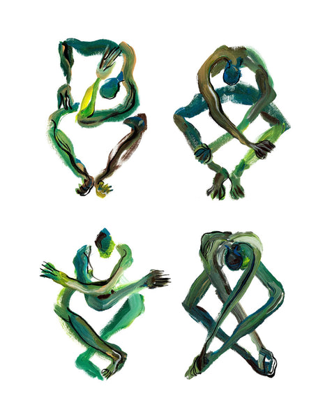 Graphikasana, Hatha Yoga Art by Yolyanko William