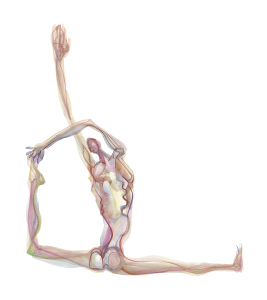Graphikasana, Hatha Yoga Art by Yolyanko William