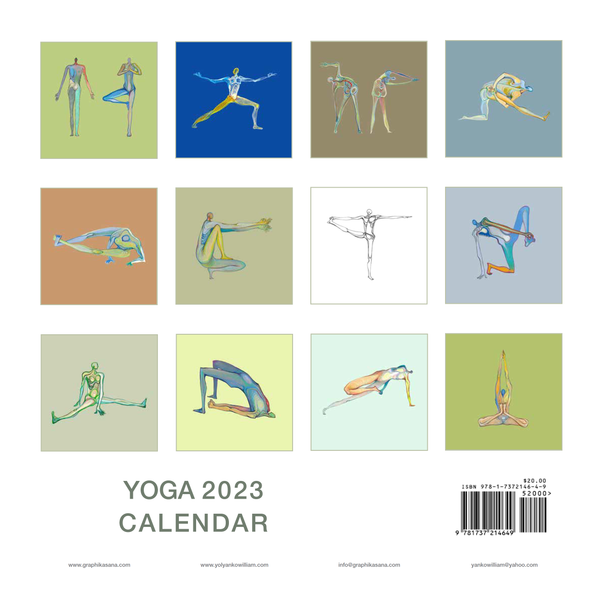 Asana Yoga 2023 Calendar